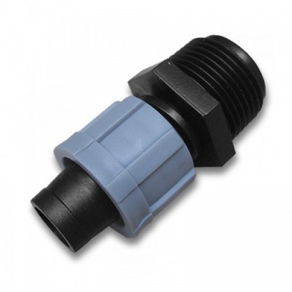 Адаптер лента/наружная резьба 1/2 дюйма (25 шт.) DSTA10-12L (Bradas)