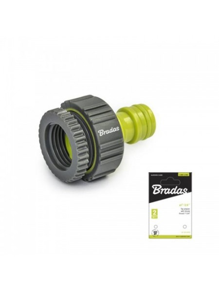 Редакционный адаптер на кран LIME LINE с резьбой 1"- 3/4" SOFT (Bradas)