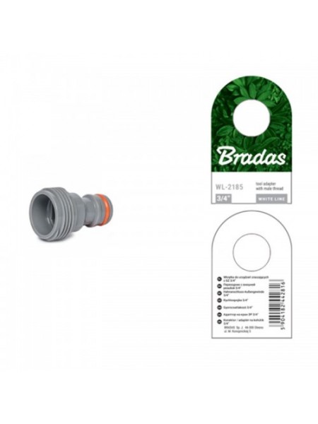 Адаптер с внутренней резьбой WHITE LINE РН 3/4" (25 шт.) WL-2185 (Bradas)