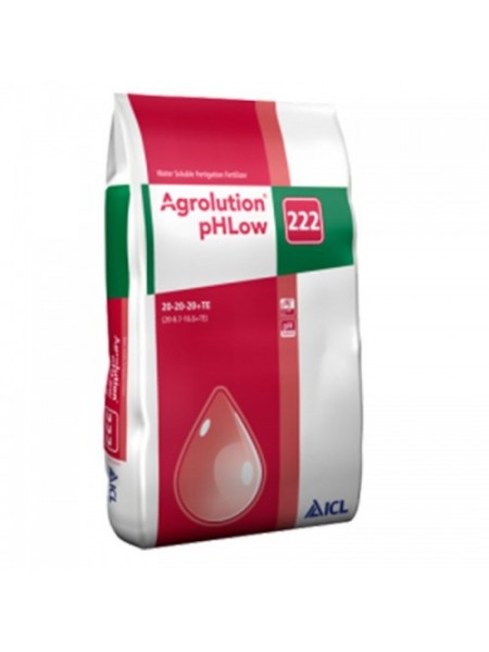Агролюшн (Agrolution pHLow) 20-20-20+TE водорастворимое минеральное удобрение (ICL)