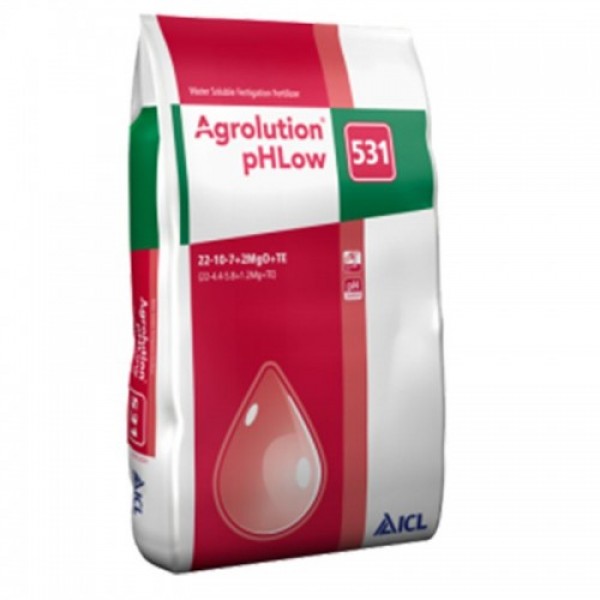 Агролюшн (Agrolution pHLow) 22-10-7+2MgO+TE водорастворимое минеральное удобрение (ICL)
