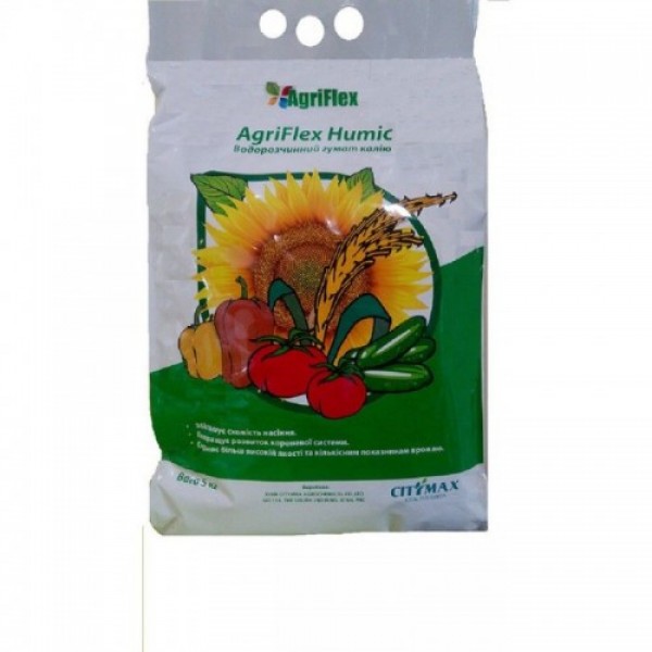 Агрифлекс Гумик (Agriflex Humic) удобрение (Гумат калия) (Citymax)