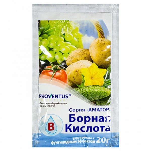 Борная кислота стимулятор роста (Proventus)