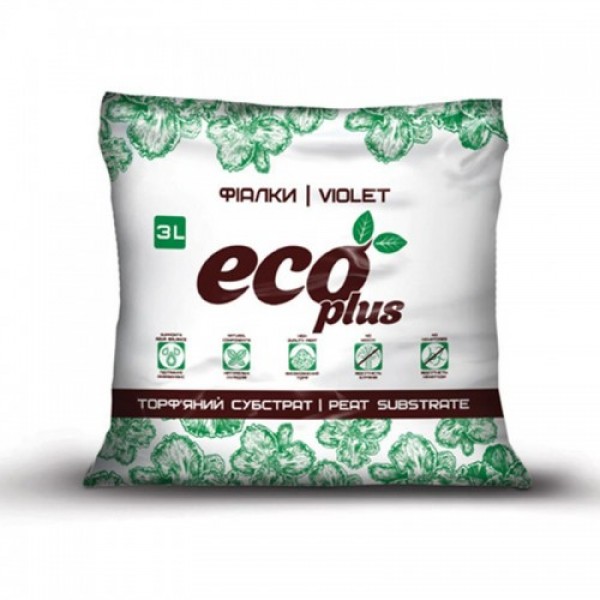 Торфяной субстрат для фиалок (Eco Plus)