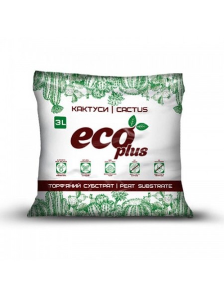 Торфяной субстрат для кактусов (Eco Plus)
