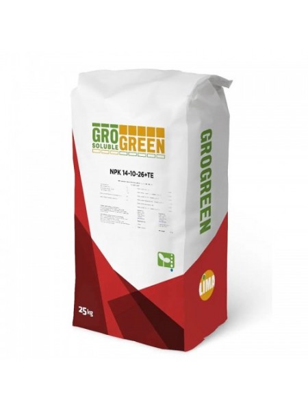 Гринта Сола (Grinta Sola) NPK 14-10-26+3Mg+TE водорастворимое удобрение (GroGreen)