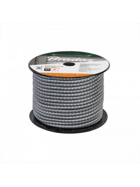 Резиновый шнур BUNGEE CORD 0.8x50м серый, BCDIY-0850GY-R (Bradas)