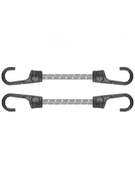 Резиновый шнур с крючками 2 х 40см PVC BUNGEE CORD HOOK (2 шт.) (Bradas)