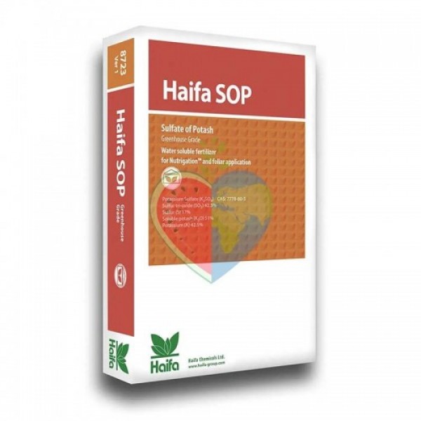 Хайфа SOP 0-0-51+45SO3 (Сульфат калия) минеральное удобрение (Haifa/Хайфа Кемикал)