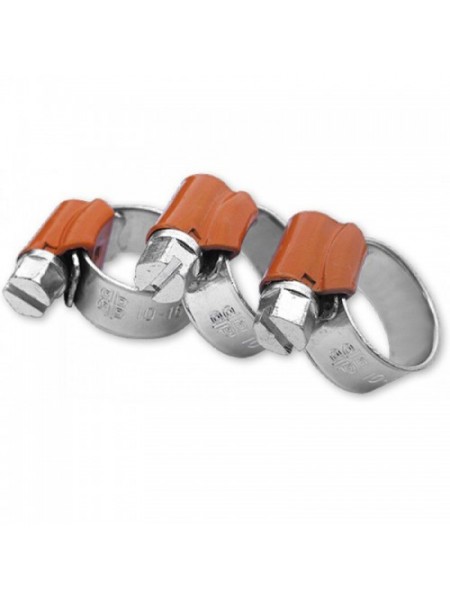 Хомут червячный FORCE ORANGE W1 10-16 мм (50 шт.) (Bradas)