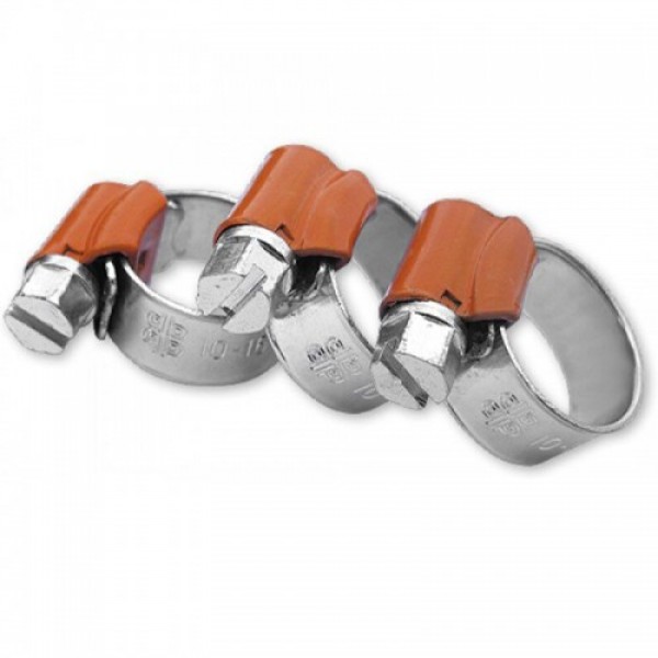 Хомут червячный FORCE ORANGE W1 10-16 мм (50 шт.) (Bradas)