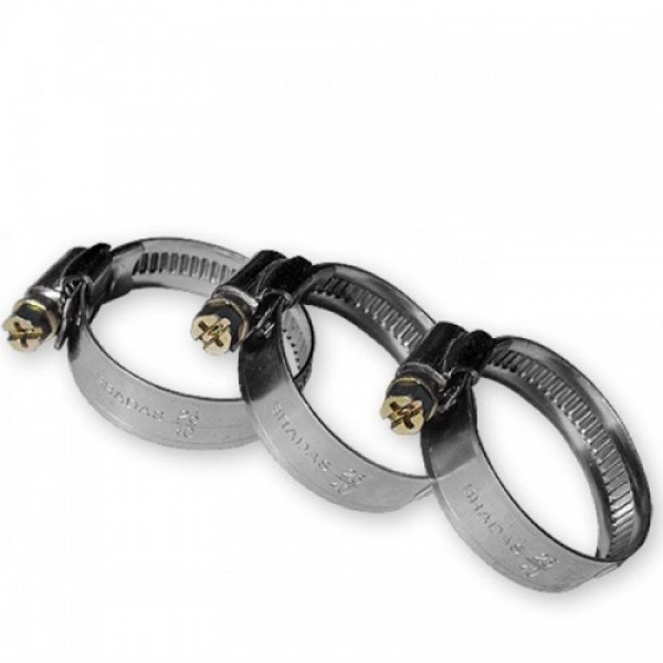 Хомут червячный нержавеющий BRADAS 10-16 мм (100 шт.) (Bradas)