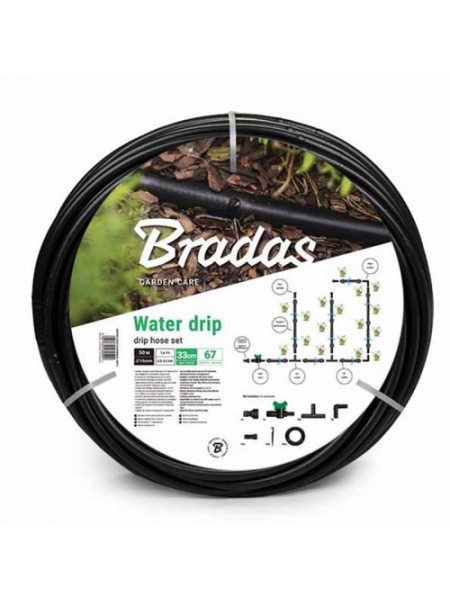 Комплект для полива капельной трубкой WATER DRIP (Bradas)