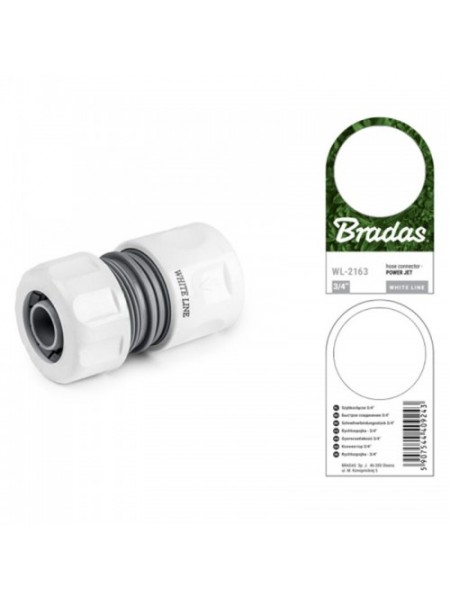 Коннектор 3/4" WHITE LINE - POWER JET (10 шт.) WL-2163 (Bradas)