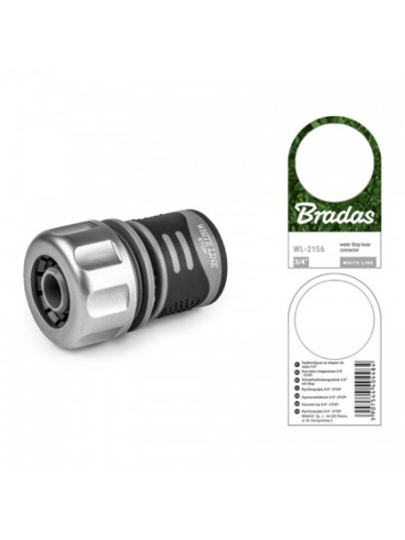 Коннектор 3/4" WHITE LINE - STOP TPR (25 шт.) WL-2156 (Bradas)