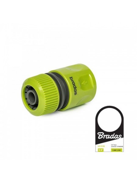 Коннектор для шланга 1/2" LIME EDITION - STANDARD (25 шт.) LE-2120 (Bradas)