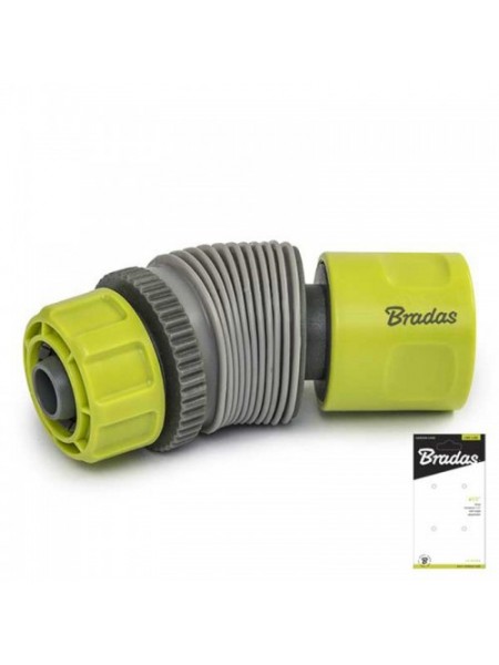 Коннектор с регулировкой угла наклона на шланг 1/2" LIME LINE, LE-02122K (Bradas)