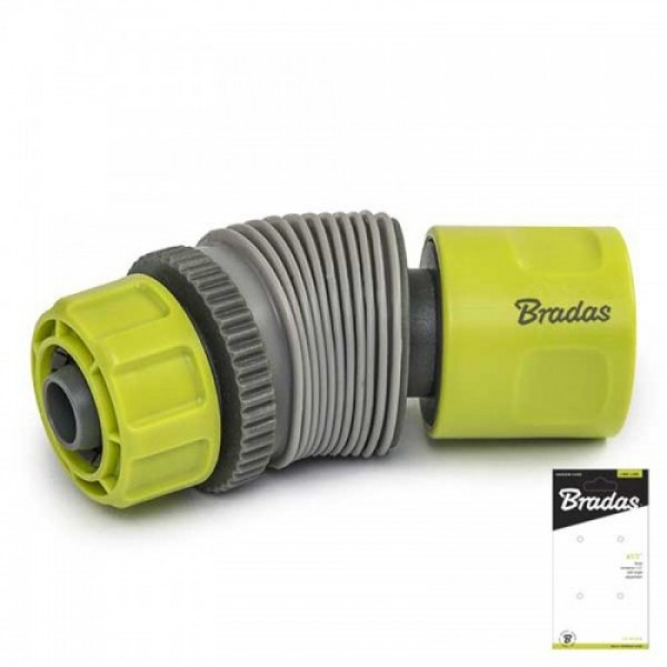 Коннектор с регулировкой угла наклона на шланг 1/2" LIME LINE, LE-02122K (Bradas)