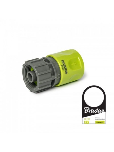 Коннектор с внутренней резьбой 3/4" LIME EDITION 2016 - STOP (25 шт.) LE-2141 (Bradas)