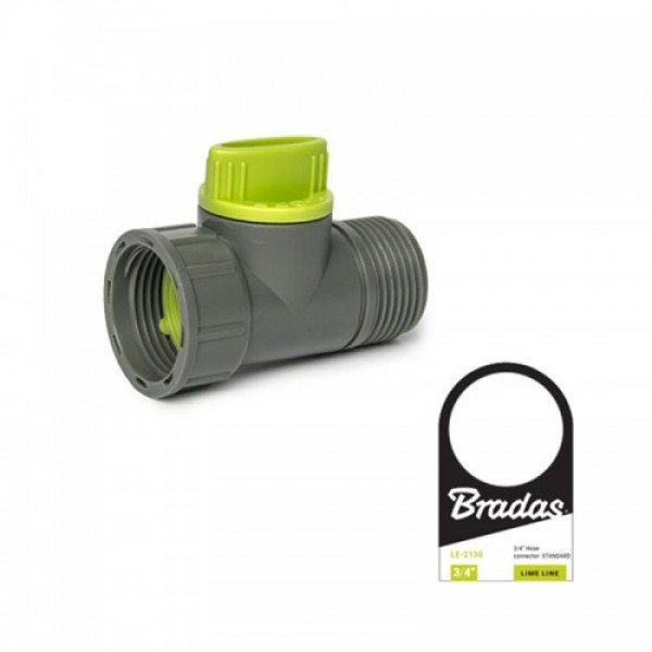 Кран запорный РВ-РН 3/4" LIME EDITION 2016 (25 шт.) LE-2232 (Bradas)