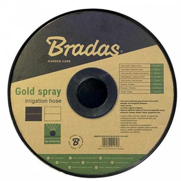 Лента оросительная d-32 мм через 18-200 мм, 116 л/ч GOLD SPRAY (Bradas)