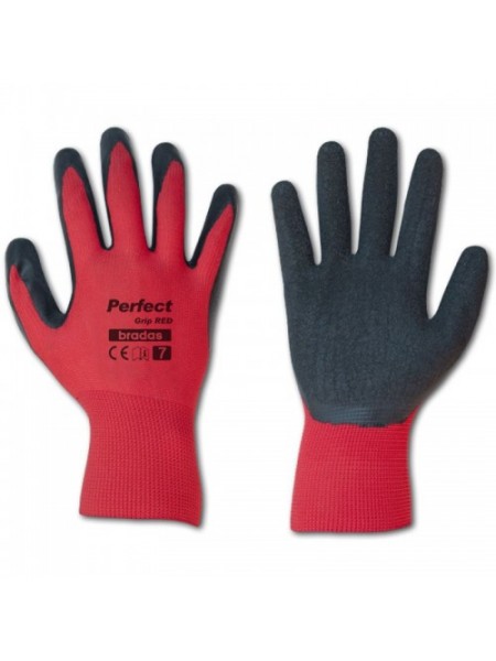 Перчатки защитные Perfect Grip Red латекс (Bradas)