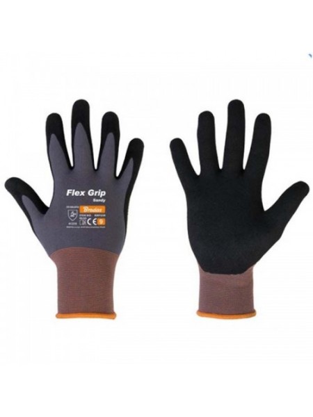 Перчатки защитные Flex Grip Sandy нитрил (Bradas)