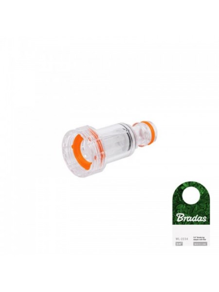 Переходник GW3/4" с фильтром WHITE LINE (25 шт.) WL-2234 (Bradas)
