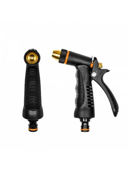 Пистолет для полива ECO-KT233FRS металлический PROFI Black Line с регулировкой (Bradas)