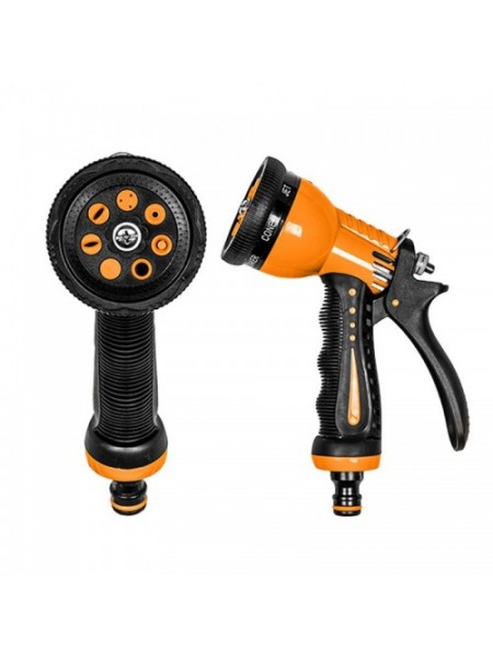 Пистолет для полива ECO-7203T ZEBRA TWIN Black Line 7 режимов (Bradas)