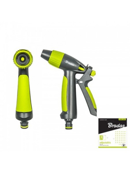 Пистолет для полива прямой регулируемый LIME LINE, LE-5105 (Bradas)