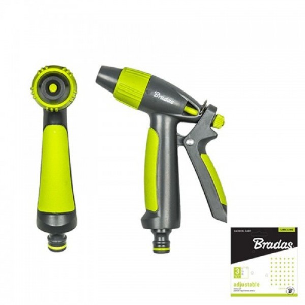 Пистолет для полива прямой регулируемый LIME LINE, LE-5105 (Bradas)