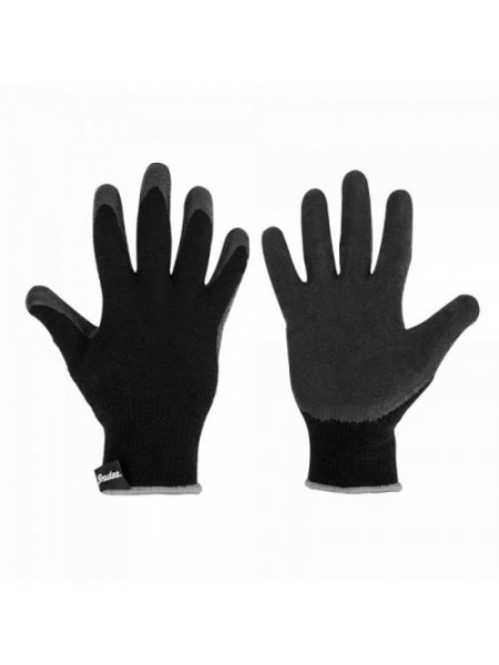 Перчатки защитные TERMO GRIP BLACK латекс (Bradas)
