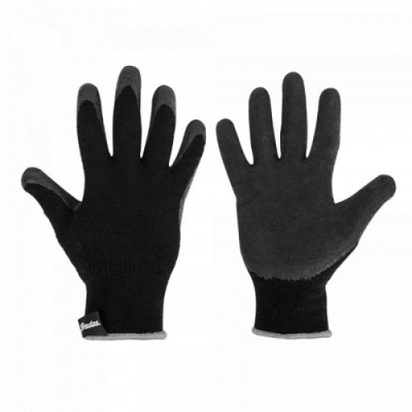 Перчатки защитные TERMO GRIP BLACK латекс (Bradas)