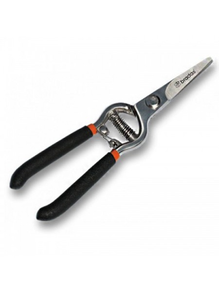 Секатор садовый прямой 8 дюйм. CARBON-STEEL KT-RG1007 (Bradas)