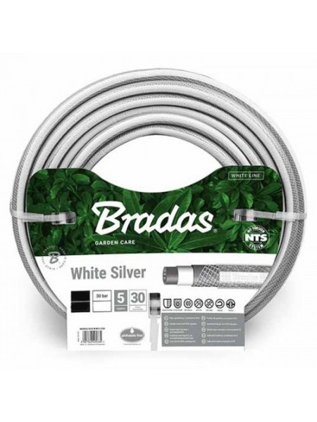 Шланг для полива NTS WHITE SILVER 3/4 дюйм. (Bradas)