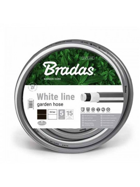 Шланг для полива WHITE LINE Новый дизайн 3/4 дюйма. (Bradas)
