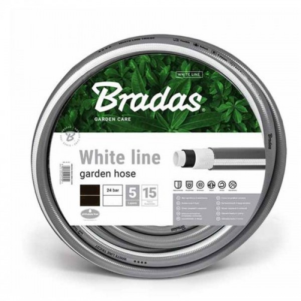 Шланг для полива WHITE LINE Новый дизайн 3/4 дюйма. (Bradas)