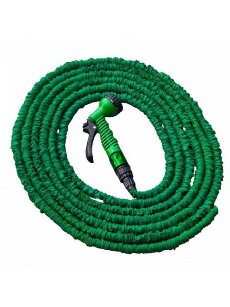 Растягивающийся шланг для полива TRICK HOSE (5-15/7,5-22) салатовый (Bradas)