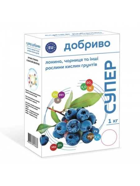 Супер для голубики и черники органо-минеральное удобрение (Семейный Сад)