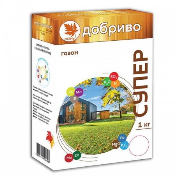 Супер Осінь для газону органомінеральне добриво (Сімейний Сад)