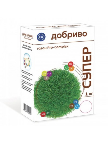 Супер Про-Комплекс (Pro-Complex) для газона органоминеральное удобрение (Семейный Сад)