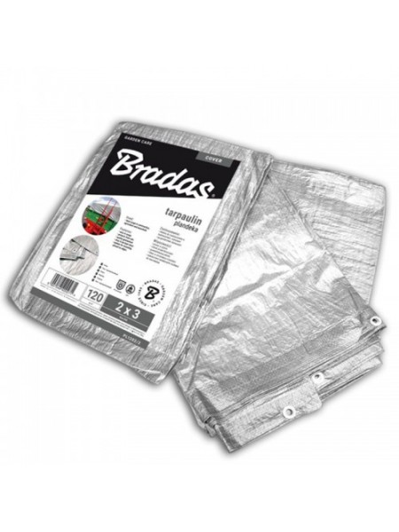 Тент усиленный (тарпаулин) SILVER 120 гр/м² (Bradas)