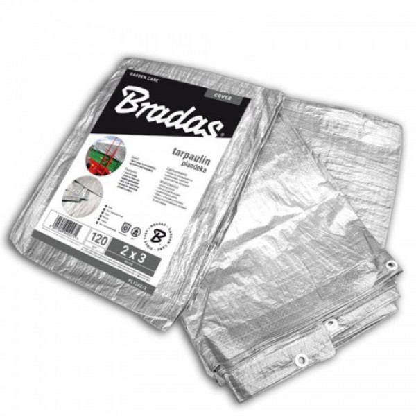 Тент усиленный (тарпаулин) SILVER 120 гр/м² (Bradas)