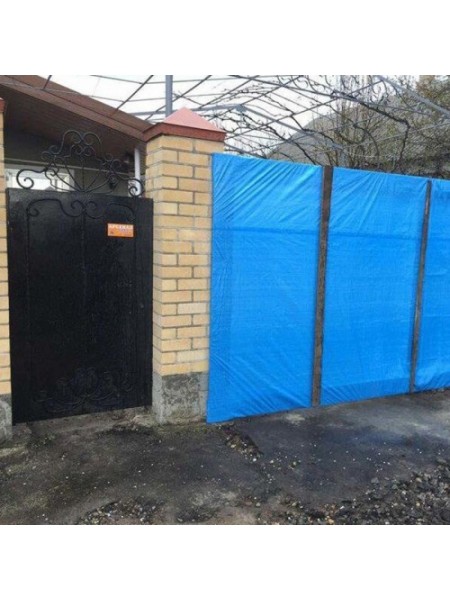 Тент тарпаулиновый универсальный 45 гр/м2 синий (Agreen)