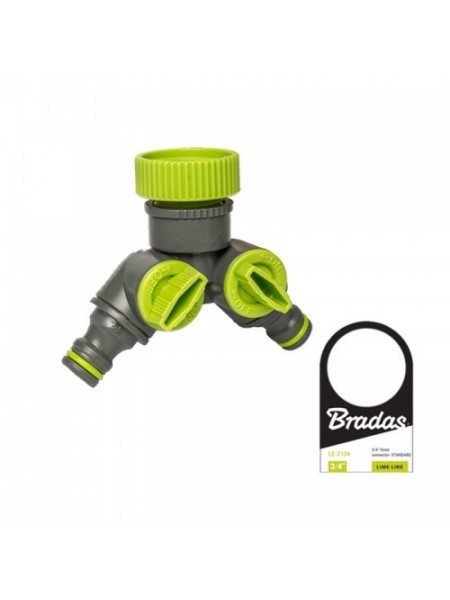Тройник с кранами РО 1"/3/4" LIME EDITION 2016 (15 шт.) LE-2222 (Bradas)