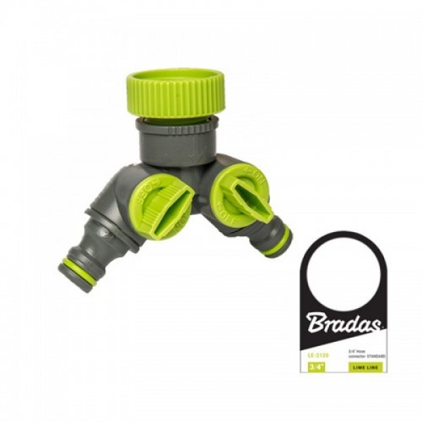Тройник с кранами РО 1"/3/4" LIME EDITION 2016 (15 шт.) LE-2222 (Bradas)