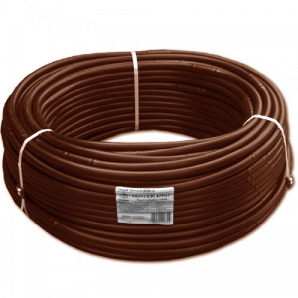Трубка капельная d-16 (1,0 мм) через 33 см, 1,6 л/ч. WATERMIL DRIP BROWN (Bradas)