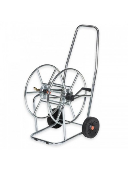 Тележка для шланга SOLID ZINC-CHROM 3/4′ 80м, AG3318 (Bradas)