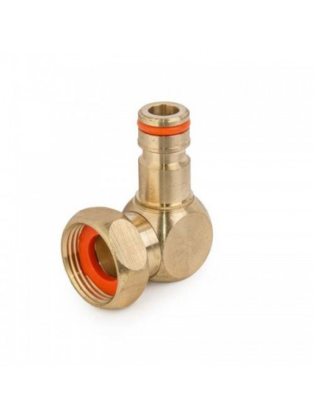 Угловое соединение на кран, поворотное, внутренняя резьба 3/4" BRASS, BR-2134 (Bradas)